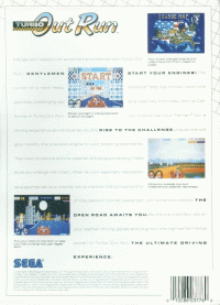 Turbo Out Run Commodore 64 US box art